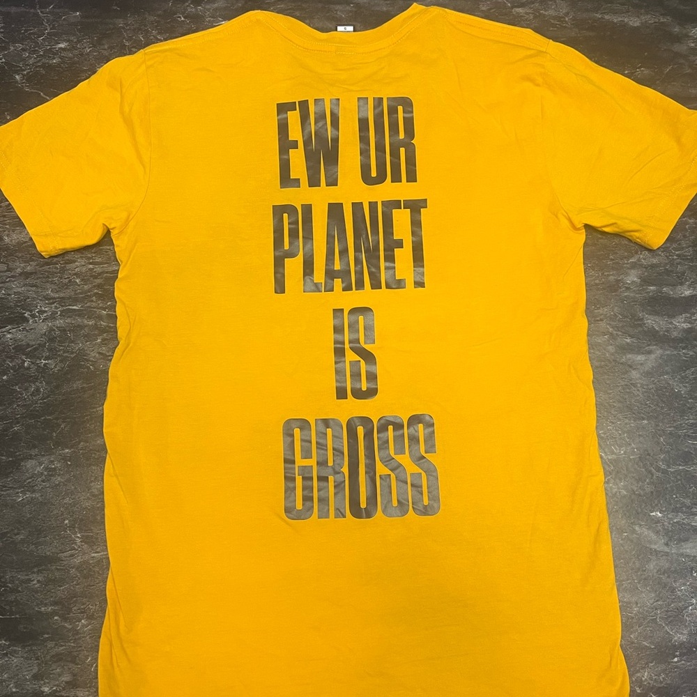 LSDREAM “Hello Human / Ew Ur Planet Is Gross” Tee